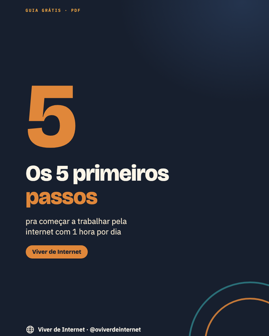 Capa do guia Os 5 primeiros passos